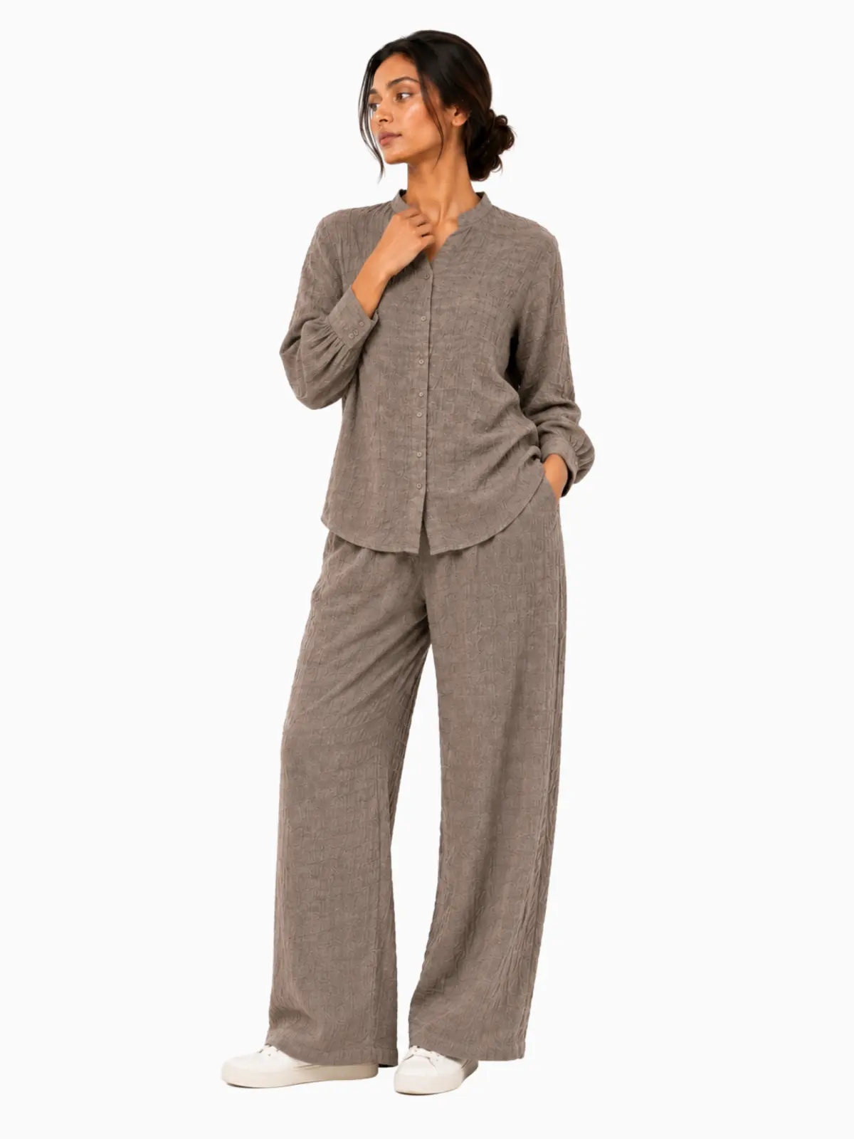 Mantak Crinkle Co-Ord Set